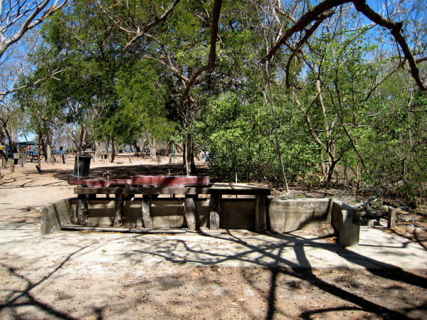 Camping area Bahía Junquillal National Wildlife Refuge